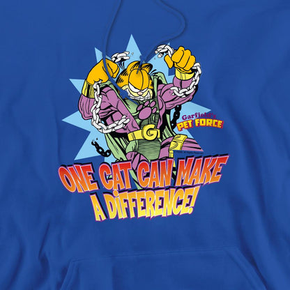 Royal Blue - Pack Shot - Garfield Mens Make A Difference Hoodie