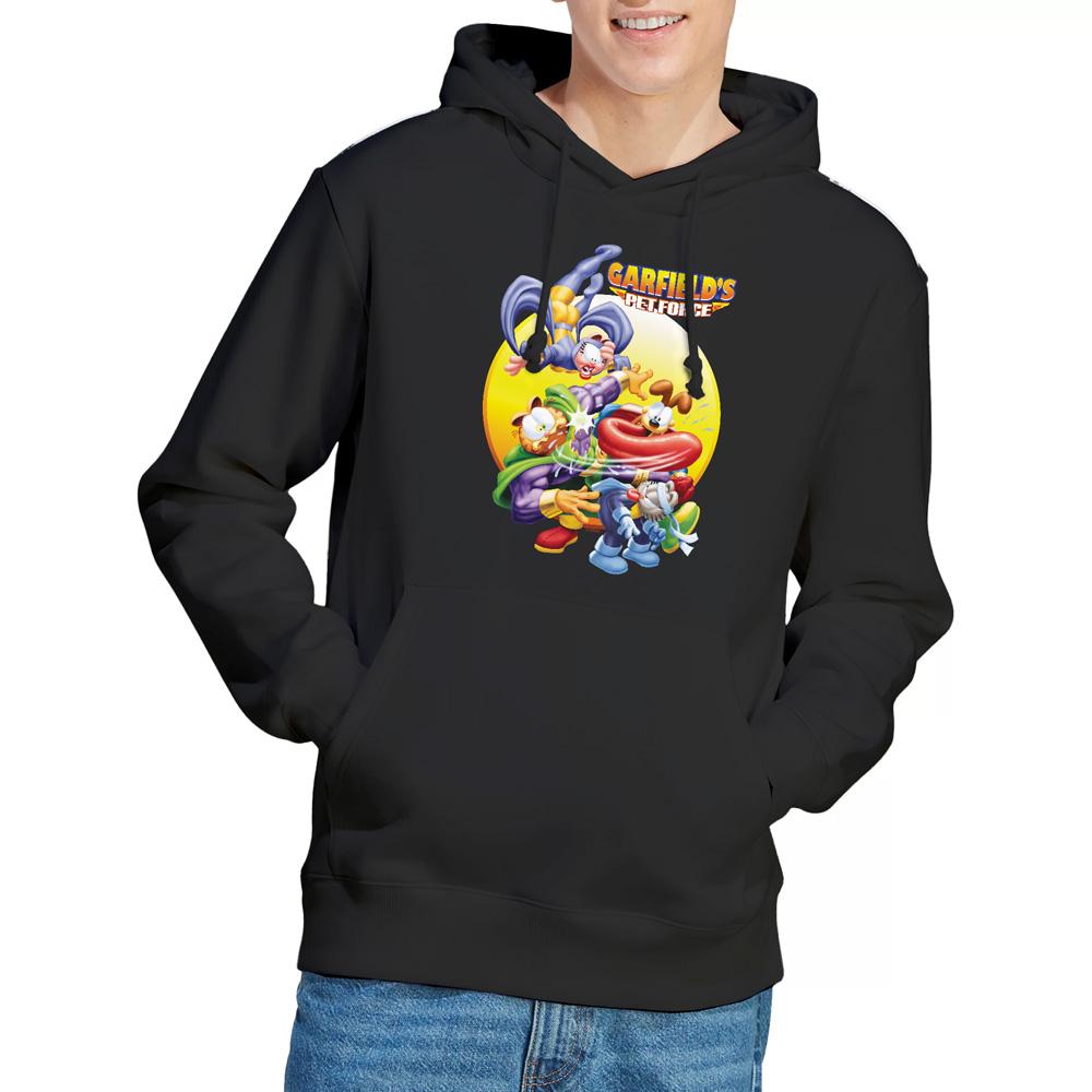 Black - Lifestyle - Garfield Mens Tongue Of Doom Hoodie