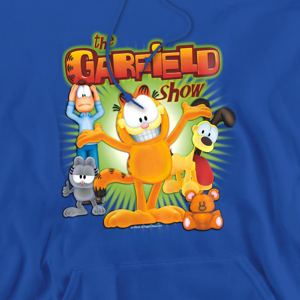Royal Blue - Pack Shot - Garfield Mens The Garfield Show Hoodie