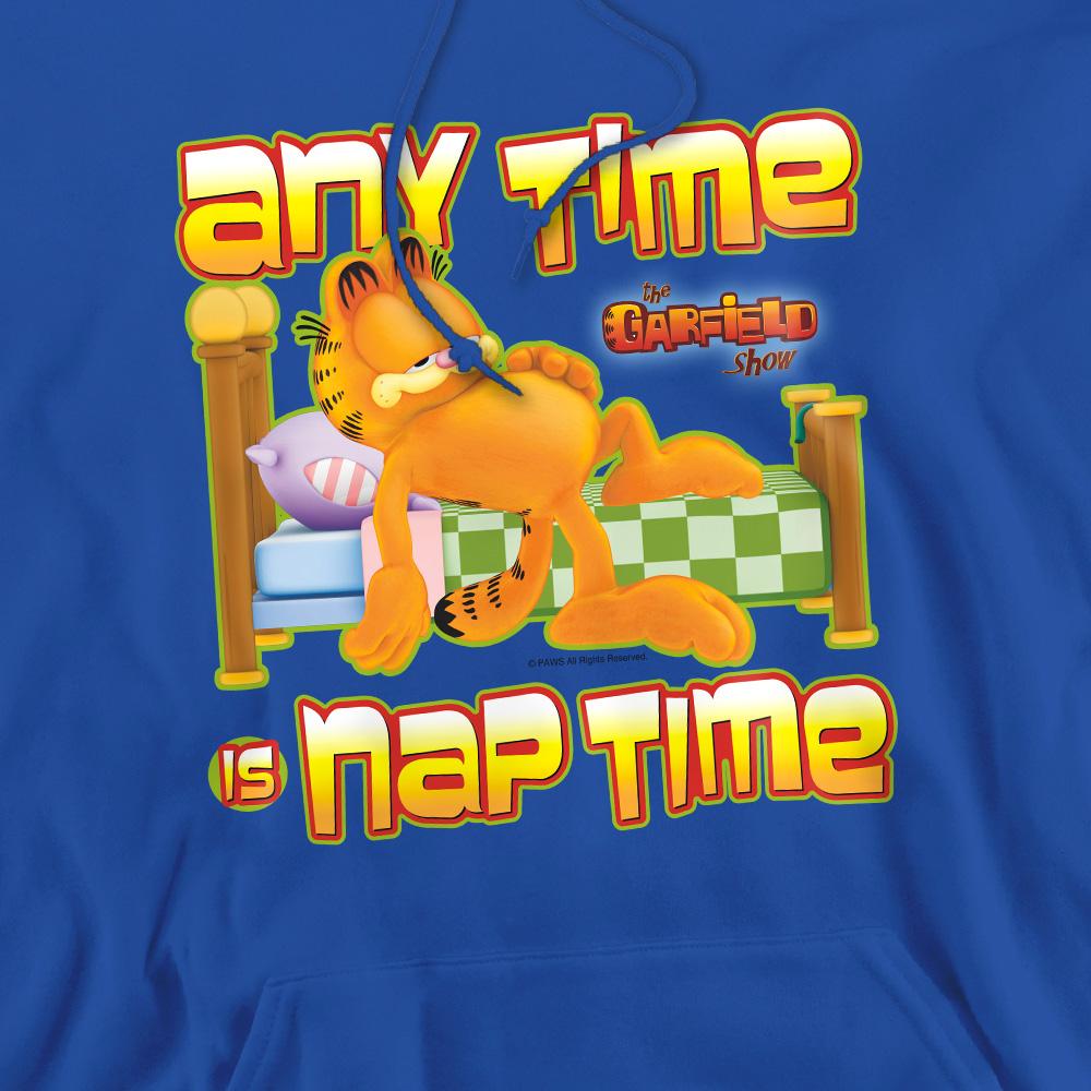 Royal Blue - Pack Shot - Garfield Mens Nap Time Hoodie
