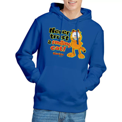 Royal Blue - Lifestyle - Garfield Mens Smiling Hoodie