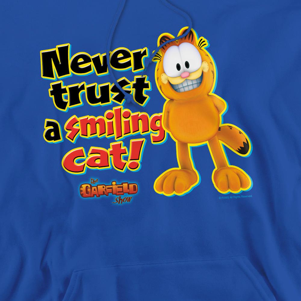 Royal Blue - Pack Shot - Garfield Mens Smiling Hoodie