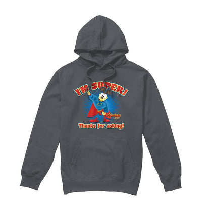 Charcoal - Front - Garfield Mens Super Hoodie