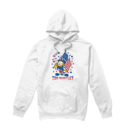 White - Front - Garfield Mens Subtle Hoodie
