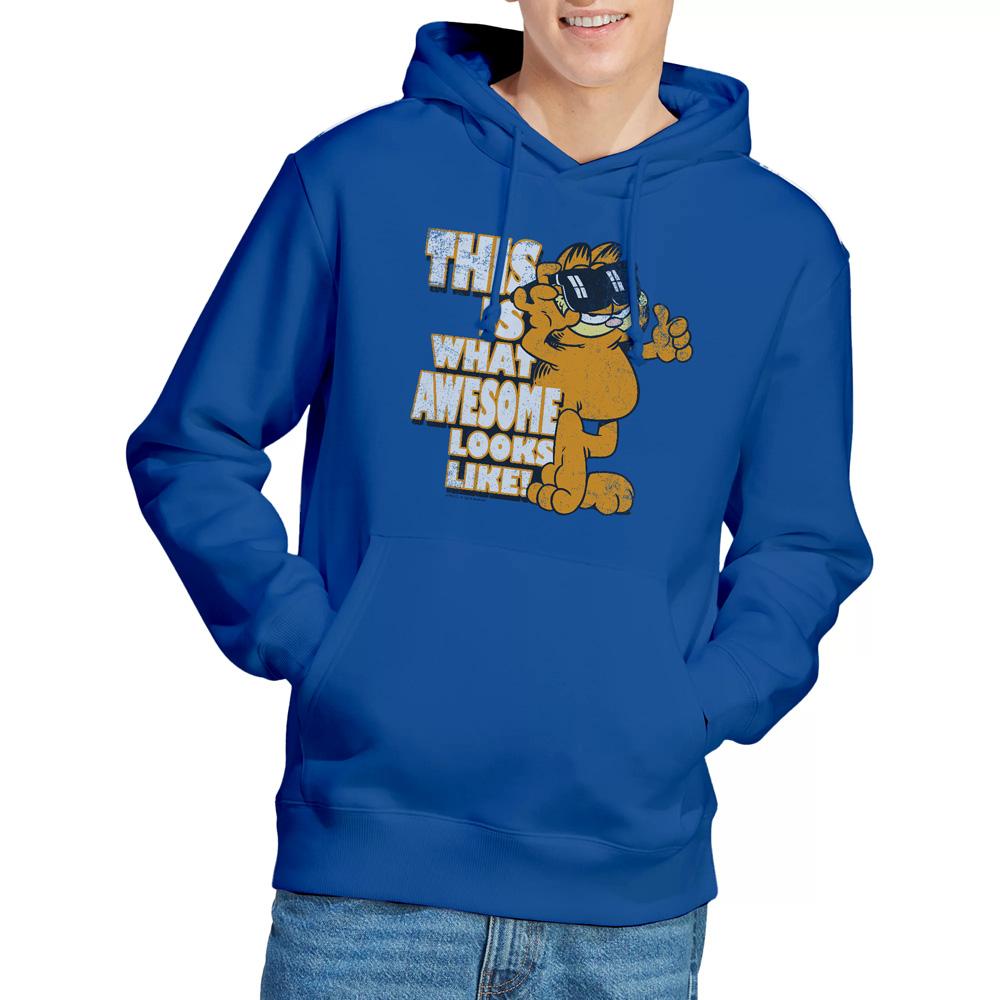 Royal Blue - Lifestyle - Garfield Mens Awesome Hoodie