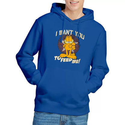 Royal Blue - Lifestyle - Garfield Mens I Want You Hoodie