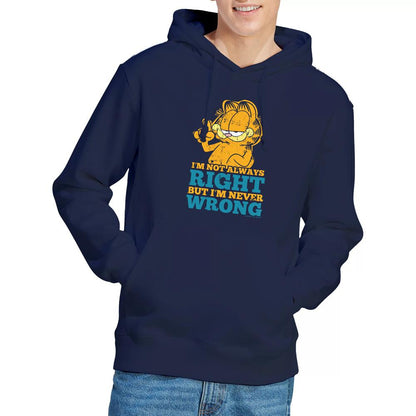 Navy - Lifestyle - Garfield Mens Never Wrong Hoodie