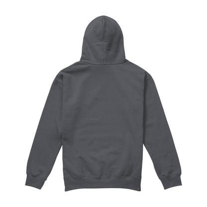 Charcoal - Back - Garfield Mens Garf Retro Hoodie