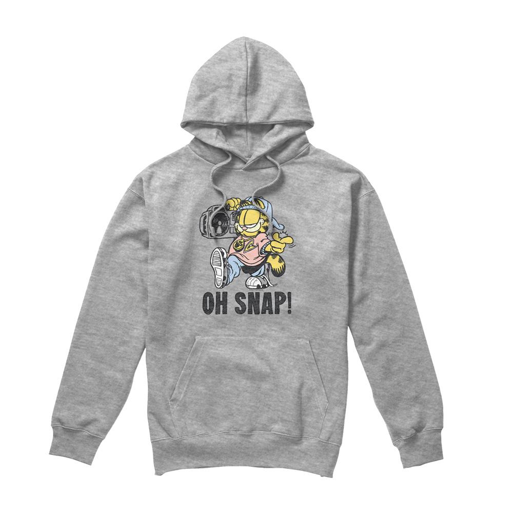 Sport Heather - Front - Garfield Mens Oh Snap Hoodie