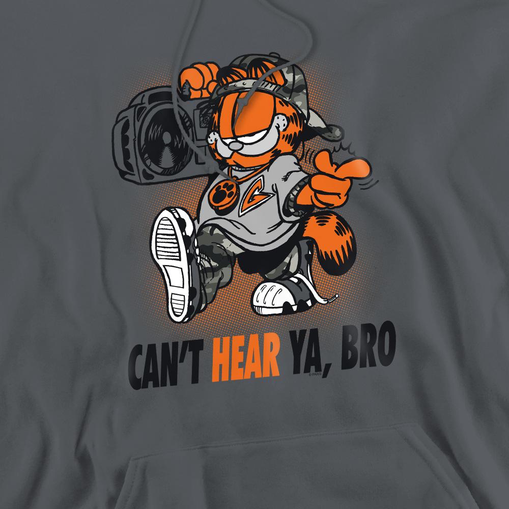 Charcoal - Pack Shot - Garfield Mens Oh Snap Hoodie
