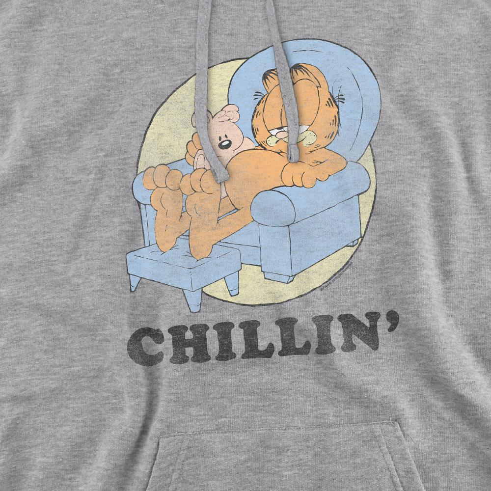 Sport Heather - Pack Shot - Garfield Mens Chillin Hoodie