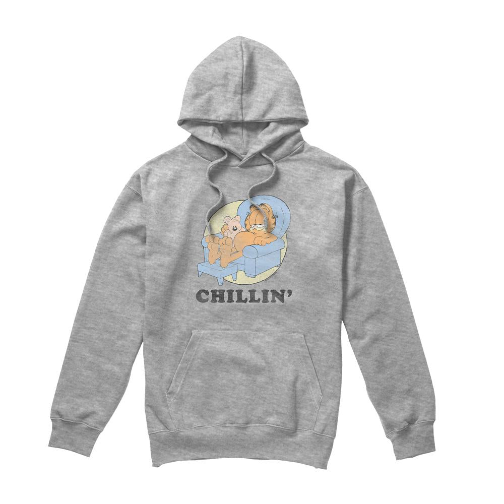 Sport Heather - Front - Garfield Mens Chillin Hoodie