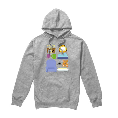 Sport Heather - Front - Garfield Mens Gift Set Hoodie