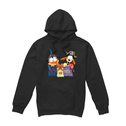 Black - Front - Garfield Mens Grab Bags Hoodie