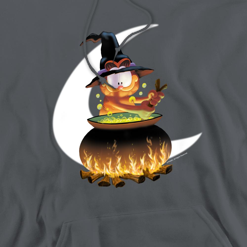 Charcoal - Pack Shot - Garfield Mens Stir The Pot Hoodie