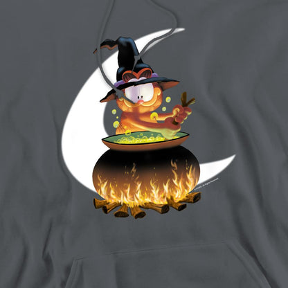 Charcoal - Pack Shot - Garfield Mens Stir The Pot Hoodie
