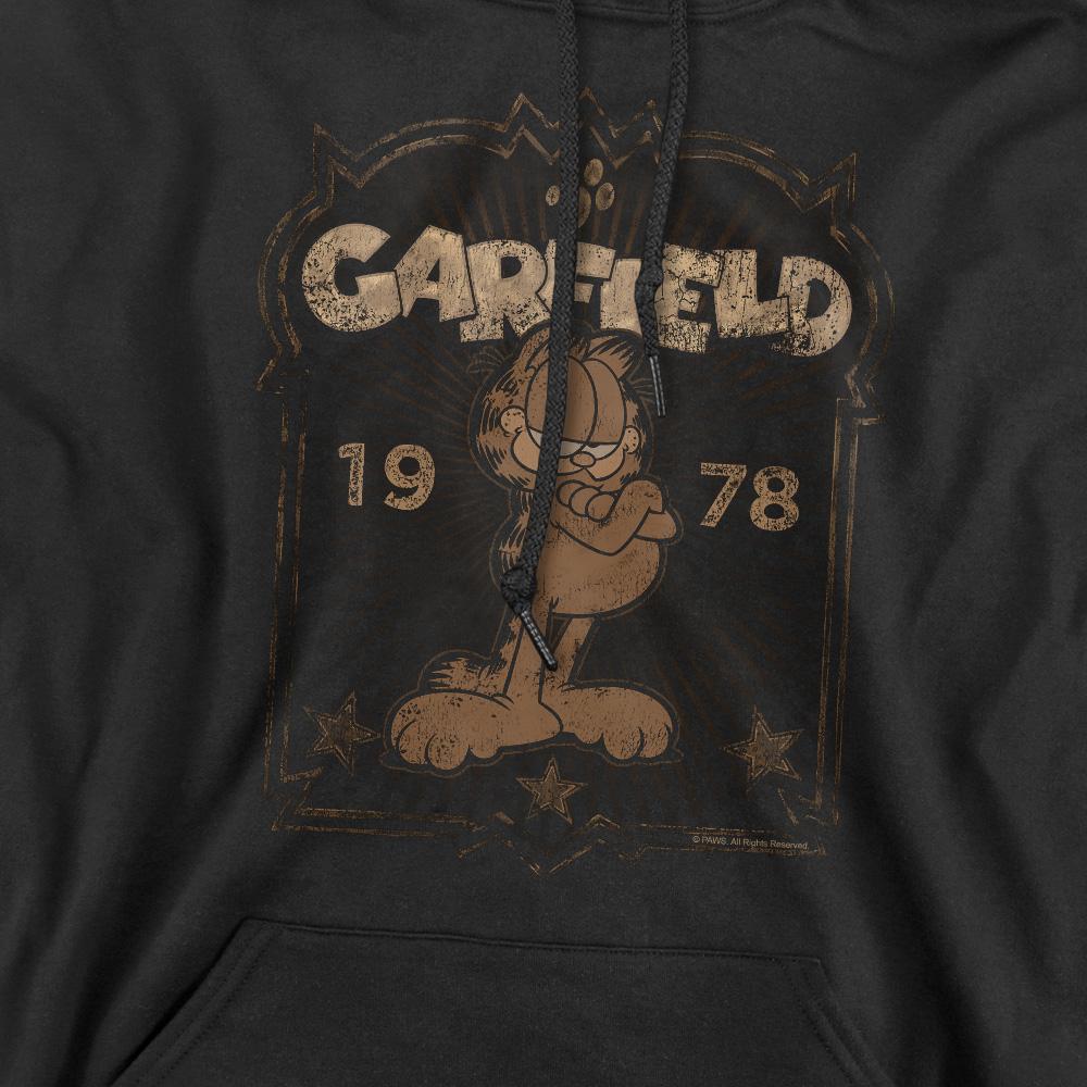 Black - Pack Shot - Garfield Mens Est 1978 Hoodie