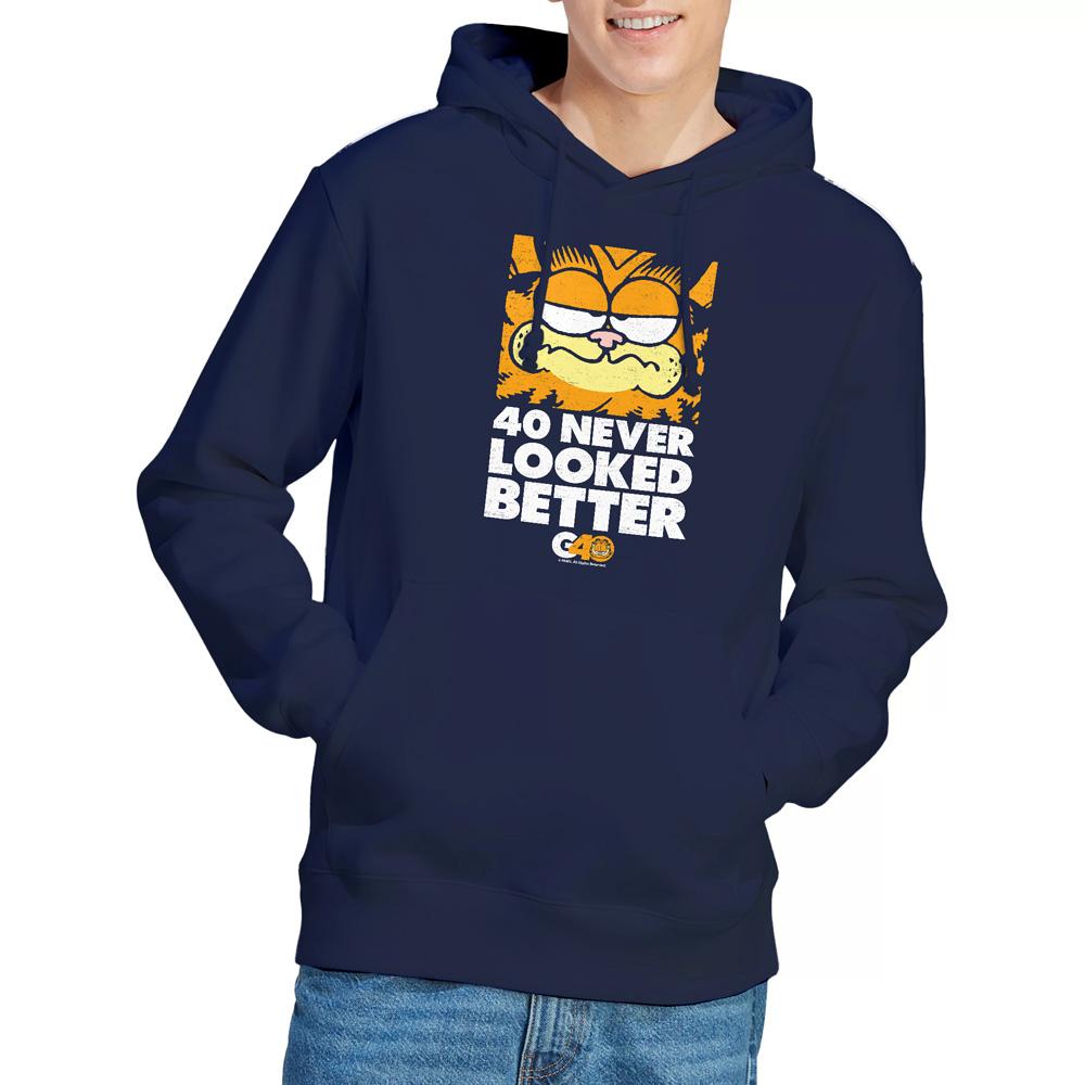 Navy - Lifestyle - Garfield Mens 40 Looks Hoodie