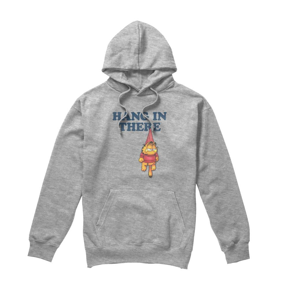 Sport Heather - Back - Garfield Mens Hang In There Hoodie