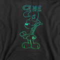 Black - Side - Garfield Mens Hotshot Odie Hoodie