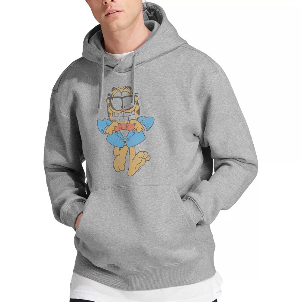 Sport Heather - Lifestyle - Garfield Mens Dapper Cat Hoodie