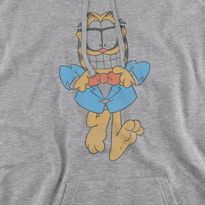 Sport Heather - Pack Shot - Garfield Mens Dapper Cat Hoodie