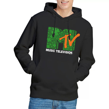 Black - Lifestyle - MTV Mens Shamrock Logo St Patricks Day Hoodie