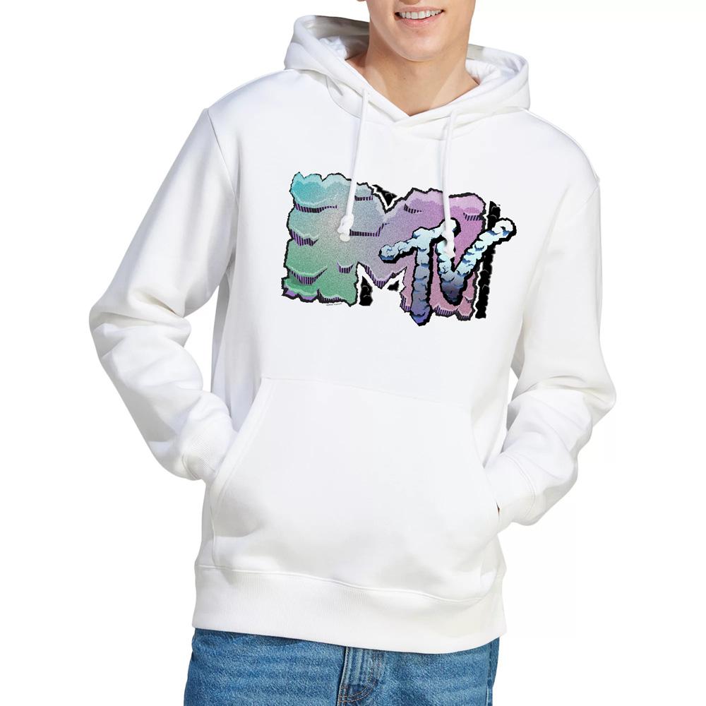 White - Lifestyle - MTV Mens Gradient Hoodie