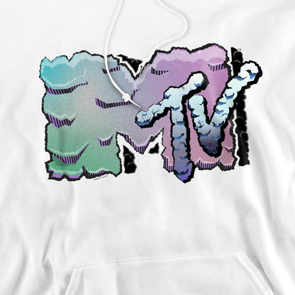 White - Pack Shot - MTV Mens Gradient Hoodie