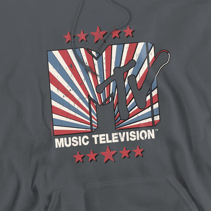 Charcoal - Pack Shot - MTV Mens Americana Hoodie