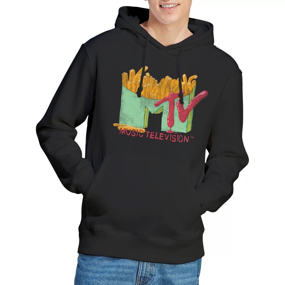 Black - Lifestyle - MTV Mens Fries Hoodie