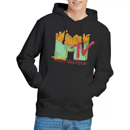 Black - Lifestyle - MTV Mens Fries Hoodie