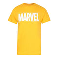 Yellow Gold - Front - Marvel Mens Logo T-Shirt