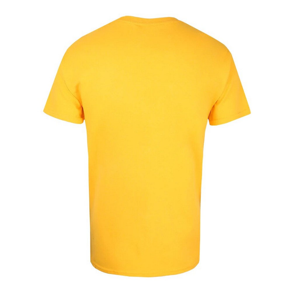 Yellow Gold - Back - Marvel Mens Logo T-Shirt