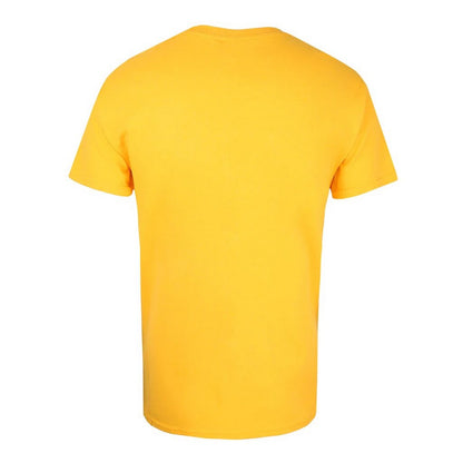 Yellow Gold - Back - Marvel Mens Logo T-Shirt