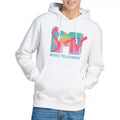 White - Lifestyle - MTV Mens Flamingo Logo Hoodie