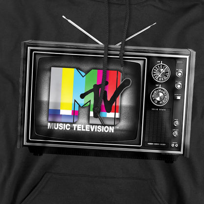 Black - Pack Shot - MTV Mens TV Hoodie