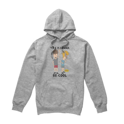 Sport Heather - Front - Beavis & Butthead Mens Gonna Be Cool Hoodie