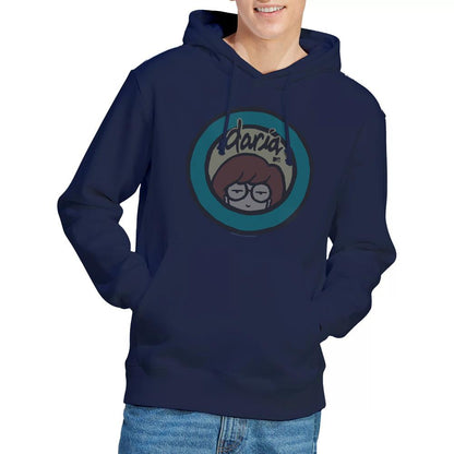 Navy - Lifestyle - Daria Mens Daria Logo Hoodie