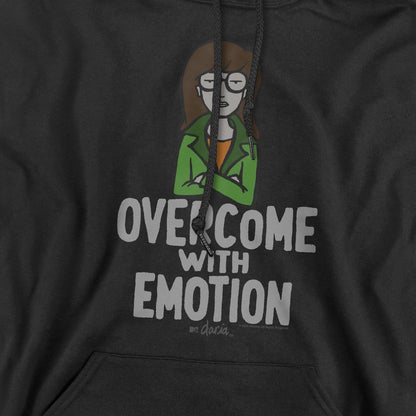 Black - Pack Shot - Daria Mens Daria Quote Hoodie