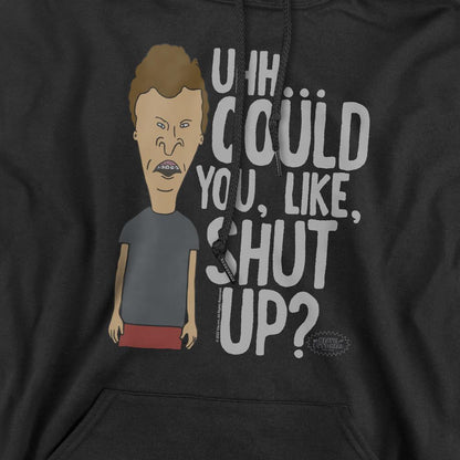 Black - Pack Shot - Beavis & Butthead Mens Could You Like Shut Up? Hoodie