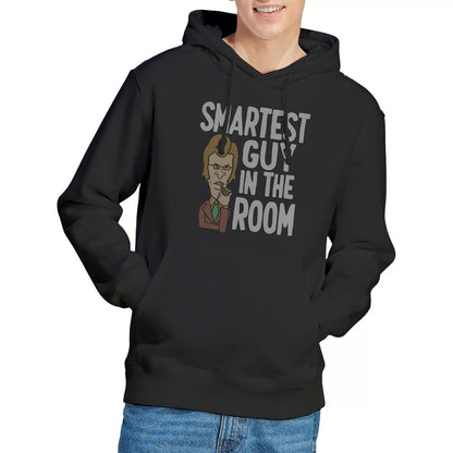 Black - Lifestyle - Beavis & Butthead Mens Smartest Guy In The Room Hoodie