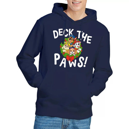 Navy - Lifestyle - Paw Patrol Mens Deck The Paws Christmas Hoodie