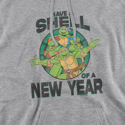 Sport Heather - Pack Shot - Teenage Mutant Ninja Turtles Mens Shell Of A New Year Hoodie