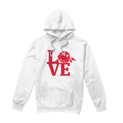 White - Front - Teenage Mutant Ninja Turtles Mens Love Valentine`s Day Hoodie