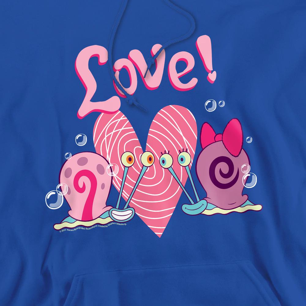 Royal Blue - Pack Shot - SpongeBob SquarePants Mens Valentine´s Love Gary & Snellie Hoodie
