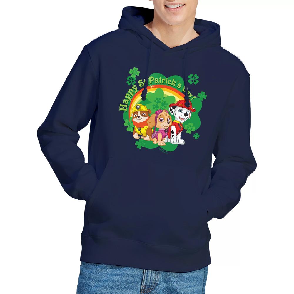 Navy - Lifestyle - Paw Patrol Mens Team St Patricks Day Hoodie