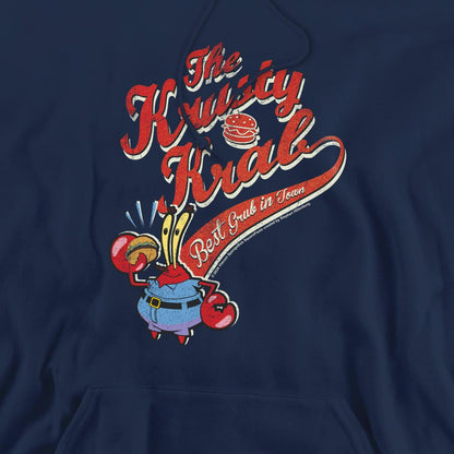Navy - Pack Shot - SpongeBob SquarePants Mens The Krusty Krab Hoodie