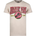 Sand - Front - Jurassic Park Mens Survival Training Cotton T-Shirt
