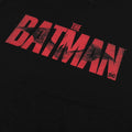 Black-Red - Side - Batman Mens Distressed T-Shirt